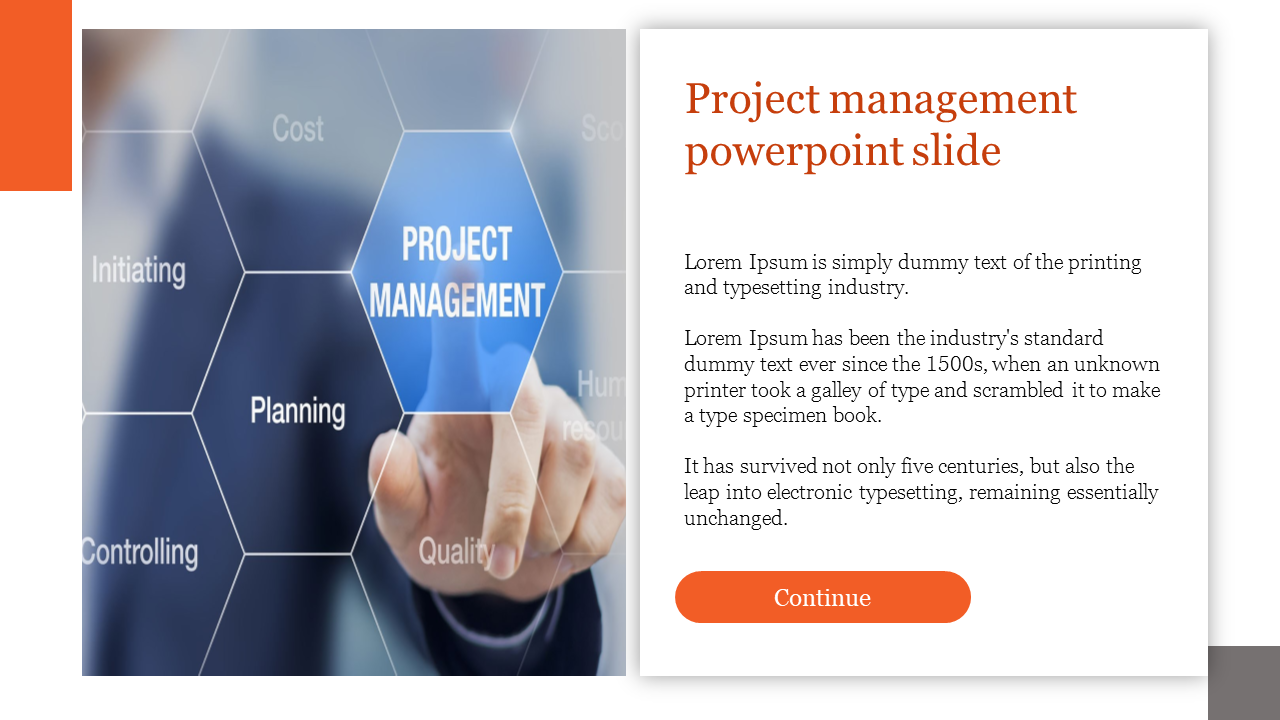 Best Project Management PowerPoint Slide Template